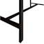 Found & Fable Loggy Wood & Metal Dining Bench, 47"