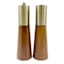 Acacia Wood & Metal Salt Shaker & Pepper Mill Set