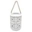 Providence White Ceramic Outdoor Solar Lantern, 8"