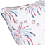 Honeybloom Embroidered Firework Throw Pillow, 18"