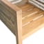 Park City Patio Blonde Acacia Wood Lounge Chair with Rope Accent