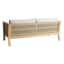 Park City Blonde Acacia Wood Patio Sofa