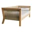Park City Blonde Acacia Wood Patio Sofa
