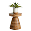Found & Fable Brown Wooden Accent Table, 16x18