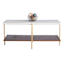 Crosby St. Wren Wooden & Stone Coffee Table