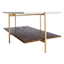 Crosby St. Wren Wooden & Stone Coffee Table