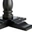 Providence Ava Black Dining Table Base, (Table Top Sold Separately)