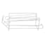 Wire Can Dispenser-White