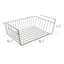 Grey Under the Shelf Storage Basket, Medium