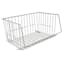 Grey Metal Stackable Shelf, Medium
