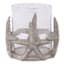 Glass Starfish Candle Holder, 5"