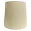 Dark Tan Tapered Drum Large Table Lamp Shade, 13x15x14