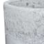 White Two-Tone Reactive Glaze Outdoor Planter, Small