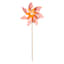 Sunny Club Orange Striped Whirligig, 41"