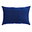 Navy Blue Canvas Lumbar Outdoor Throw Pillow, 14x20