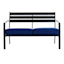 Navy Blue Canvas Outdoor Deep Seat Cushion
