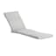 Tahiti Silver Outdoor Chaise Lounge Cushion