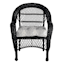 Andorra Umber Outdoor Wicker Seat Cushion