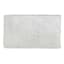 2-Pack White Shiny Noodle Bath Rug Set, 17x24 & 20x34