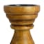 Honeybloom Wooden Pillar Candle Holder, 8"