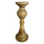 Providence Wooden Pillar Candle Holder, 12"
