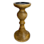 Providence Wooden Pillar Candle Holder, 9"