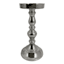 Providence Silver Pillar Candle Holder, 7.7"