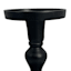 Black Pillar Candle Holder, 6"