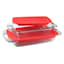 Pyrex 4-Piece Easy Grab Baking Dish Value Pack, Red