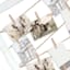 Distressed White Clip Collage Frame, 27x39