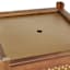Honeybloom Honey Hammered Metal & Wood Outdoor Planter, Medium