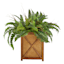Honeybloom Honey Hammered Metal & Wood Outdoor Planter, Medium