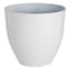 White Egg Shaped Synthetic Outdoor Planter, Small