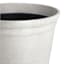 Honeybloom Ares White Stone Outdoor Planter, Medium