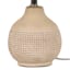 Honeybloom Neutral Textured Mini Table Lamp with Shade, 13"