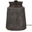 Honeybloom Dark Brown Mini Table Lamp with Shade, 12"
