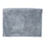 2-Pack Blue Shiny Noodle Bath Rug Set, 17x24 & 20x34