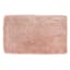 2-Pack Pink Shiny Noodle Bath Rug Set, 17x24 & 20x34