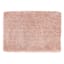 2-Pack Pink Shiny Noodle Bath Rug Set, 17x24 & 20x34