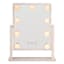 White LED Light Standing Mirror, 16"