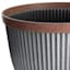 Southlake Galvanized Outdoor Planter, Large