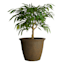 Kiri Sable-Colored Decorative Outdoor Planter, Medium