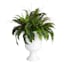 Providence White Florian Urn Outdoor Planter, Medium