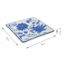 Providence Blue & White Floral Porcelain Plate, 4"