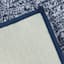 2-Piece Navy & White Tufted Bath Rug Set