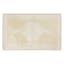 Honeybloom Yellow Mosaic Border Bath Rug, 20x30