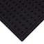 Crosby St. Black Waffle Antimicrobial Cotton Bath Rug, 20x30