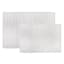 2-Pack White Loop Bath Rug Set, 17x24 & 20x30
