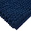 2-Pack Navy Blue Loop Bath Rug Set, 17x24 & 20x30