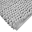 2-Pack Grey Loop Bath Rug Set, 17x24 & 20x30